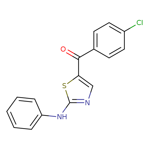 5-(4-chlorobenzoyl)-N-phenyl-1,3-thiazol-2-amine