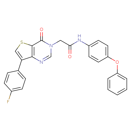 2-[7-(4-fluorophenyl)-4-oxo-3H,4H-thieno[3,2-d]pyrimidin-3-yl]-N-(4-phenoxyphenyl)acetamide