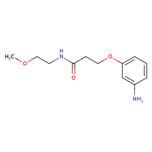 3-(3-aminophenoxy)-N-(2-methoxyethyl)propanamide