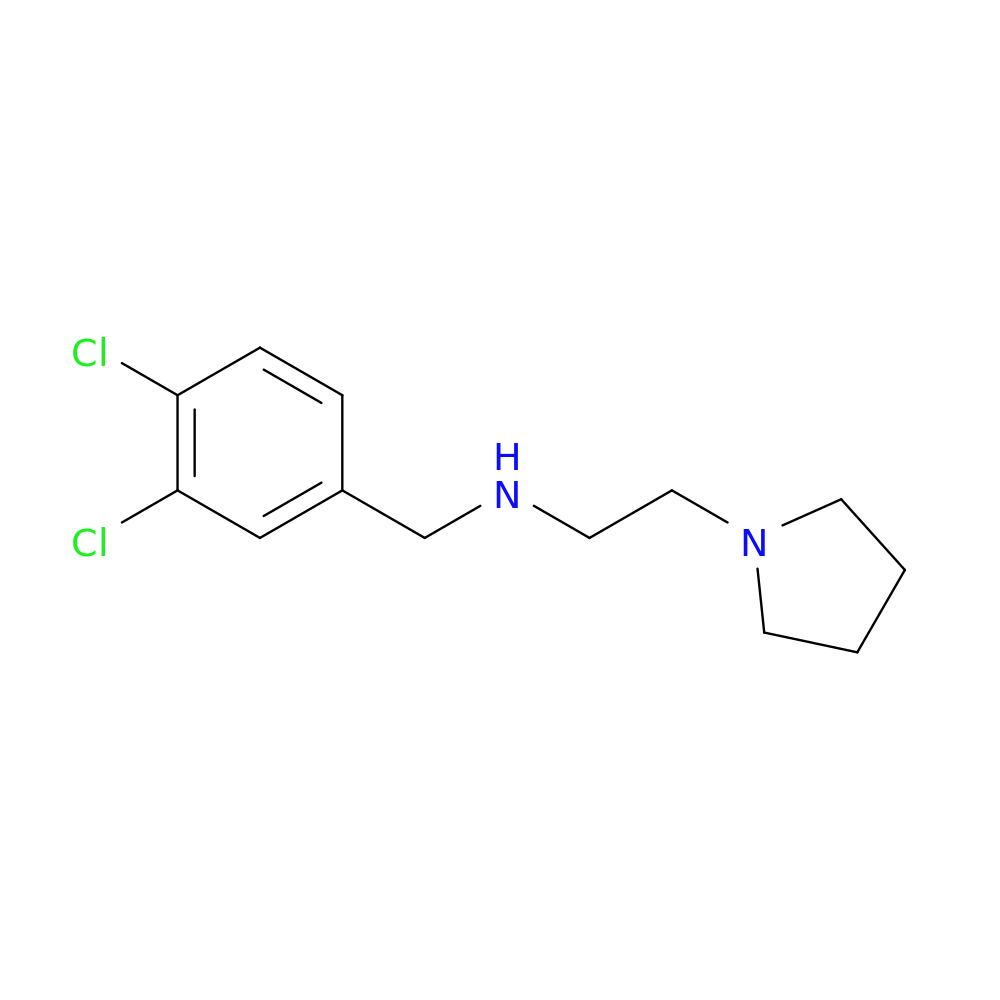 [(3,4-dichlorophenyl)methyl][2-(pyrrolidin-1-yl)ethyl]amine