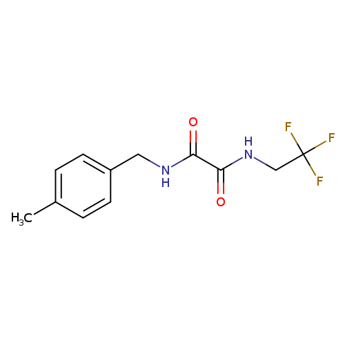 N'-[(4-methylphenyl)methyl]-N-(2,2,2-trifluoroethyl)ethanediamide
