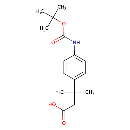 3-(4-{[(tert-butoxy)carbonyl]amino}phenyl)-3-methylbutanoic acid