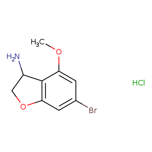 6-bromo-4-methoxy-2,3-dihydro-1-benzofuran-3-amine hydrochloride
