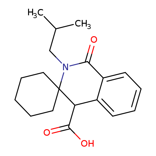 2'-Isobutyl-1'-oxo-1',4'-dihydro-2'h-spiro[cyclohexane-1,3'-isoquinoline]-4'-carboxylic acid