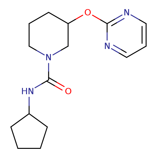 N-cyclopentyl-3-(pyrimidin-2-yloxy)piperidine-1-carboxamide