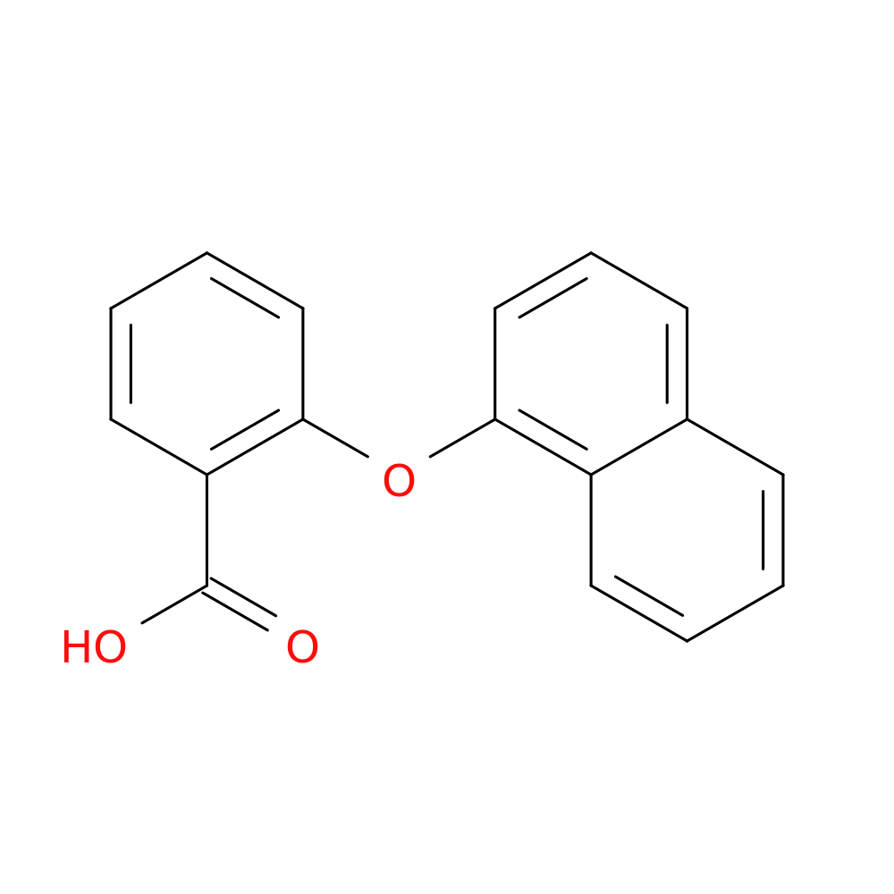 Benzoic acid, 2-(1-naphthalenyloxy)-