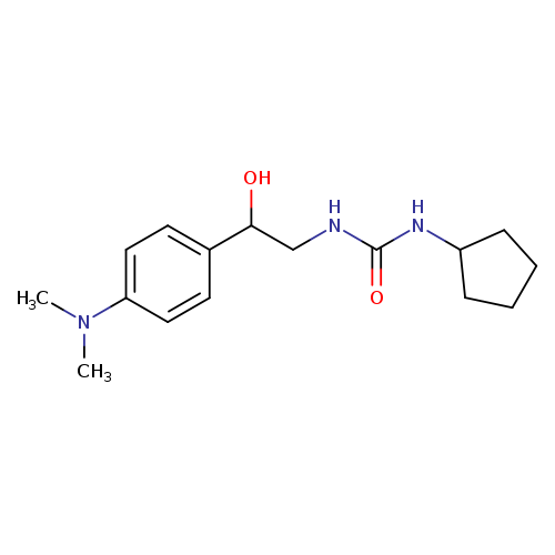 3-cyclopentyl-1-{2-[4-(dimethylamino)phenyl]-2-hydroxyethyl}urea