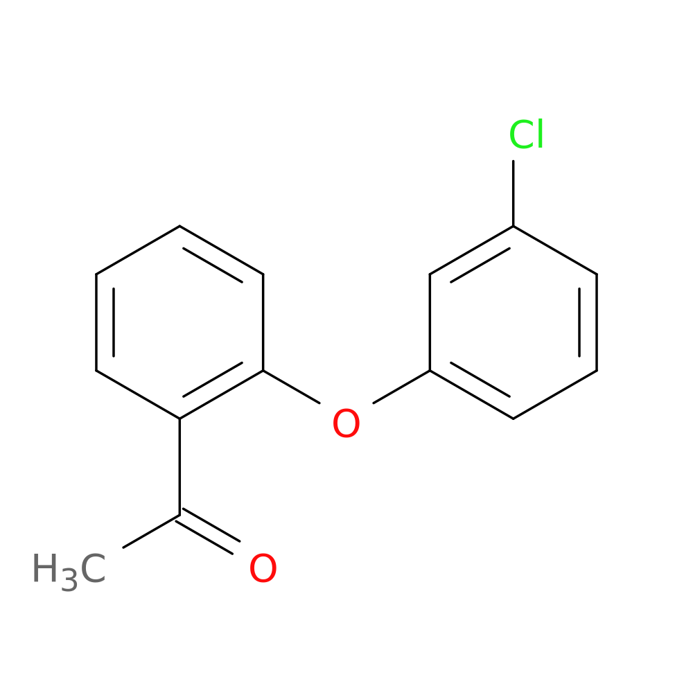 1-[2-(3-chlorophenoxy)phenyl]ethan-1-one
