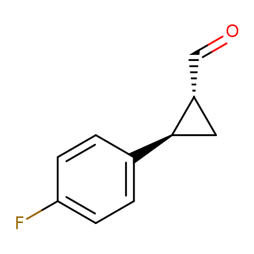 Cyclopropanecarboxaldehyde, 2-(4-fluorophenyl)-, (1R,2R)-rel- (9CI)