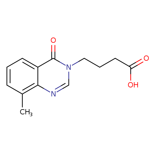 4-(8-methyl-4-oxo-3,4-dihydroquinazolin-3-yl)butanoic acid