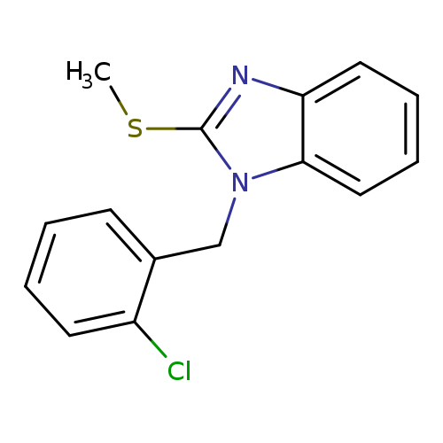1-(2-Chlorobenzyl)-2-(methylthio)-1h-benzimidazole