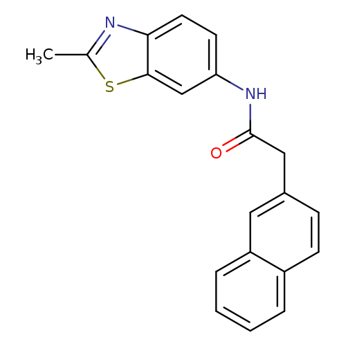 N-(2-methyl-1,3-benzothiazol-6-yl)-2-(naphthalen-2-yl)acetamide