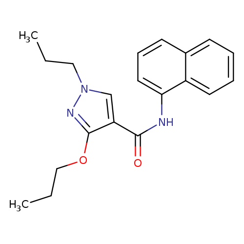 N-(naphthalen-1-yl)-3-propoxy-1-propyl-1H-pyrazole-4-carboxamide