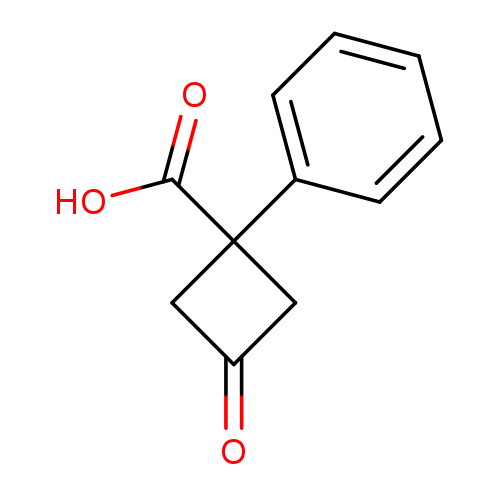 Cyclobutanecarboxylic acid, 3-oxo-1-phenyl-
