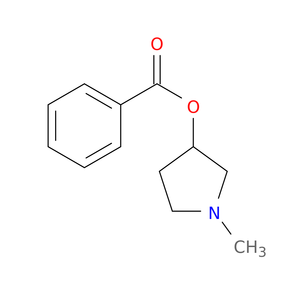 1-Methyl-3-pyrrolidinyl benzoate