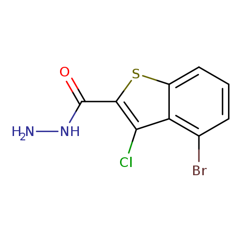 4-Bromo-3-chloro-1-benzothiophene-2-carbohydrazide