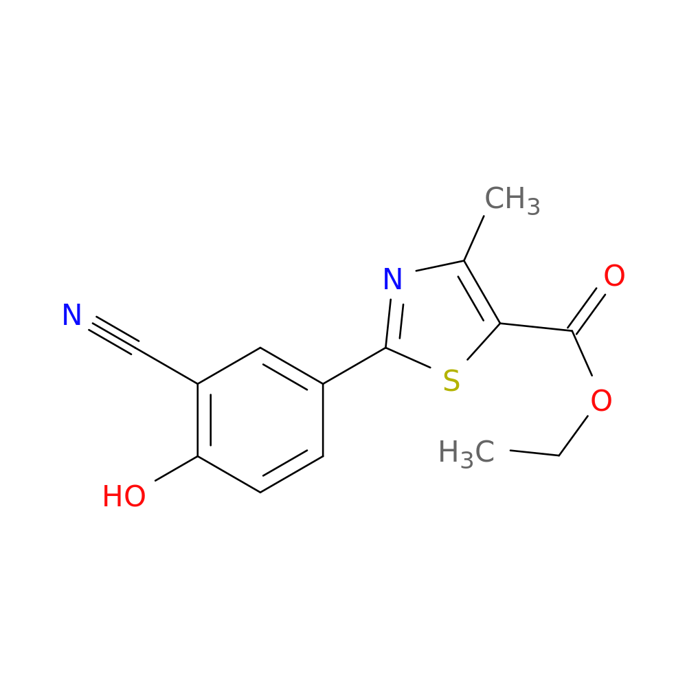 Ethyl 2-(3-Cyano-4-Hydroxyphenyl)-4-Methylthiazole-5-Carboxylate