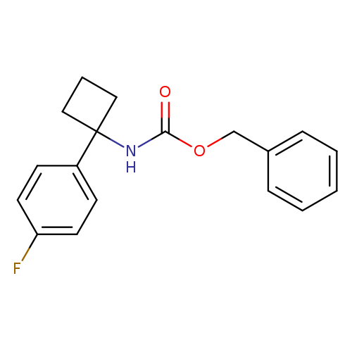 Benzyl N-[1-(4-fluorophenyl)cyclobutyl]carbamate