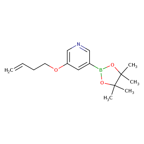 3-(but-3-en-1-yloxy)-5-(tetramethyl-1,3,2-dioxaborolan-2-yl)pyridine