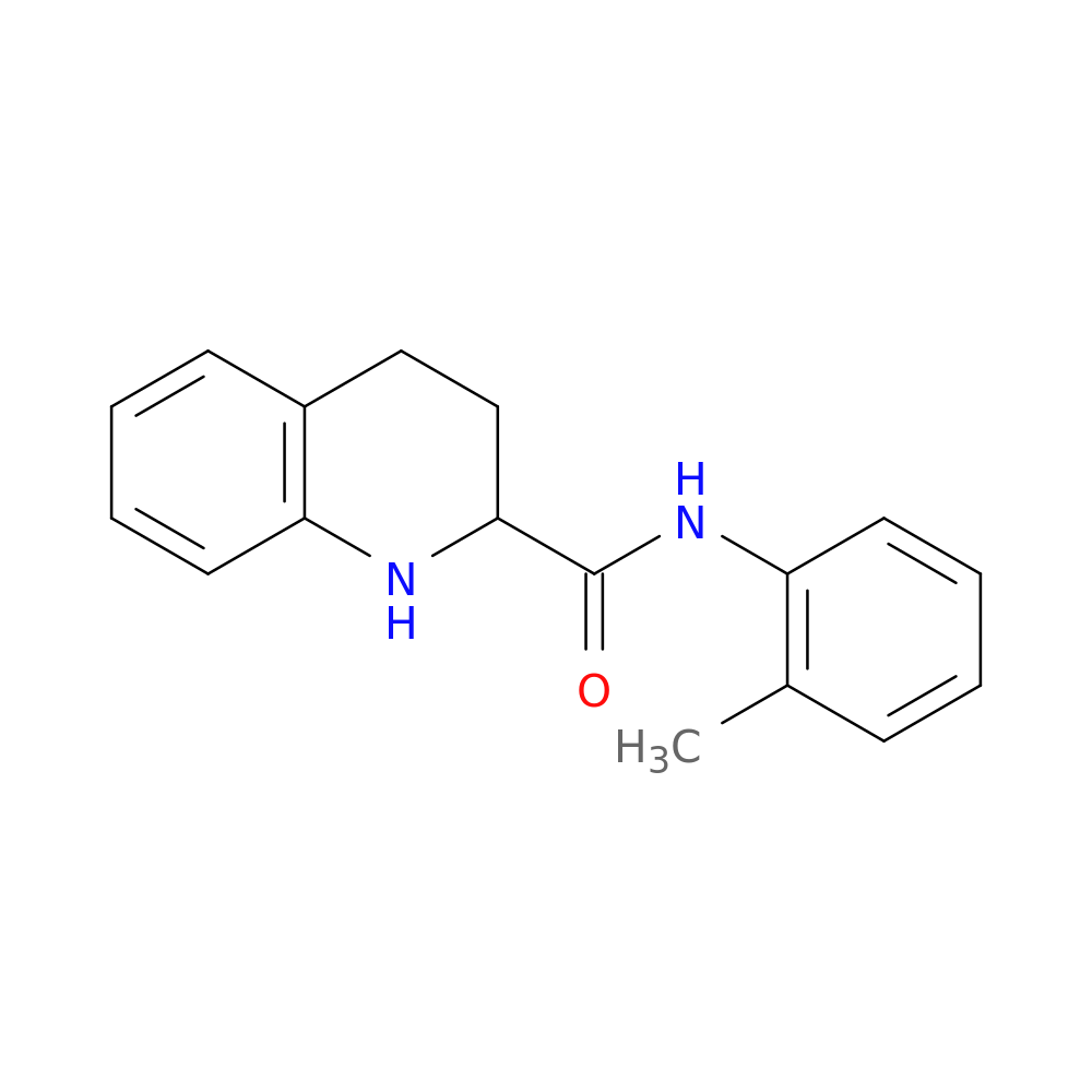 N-(2-methylphenyl)-1,2,3,4-tetrahydroquinoline-2-carboxamide