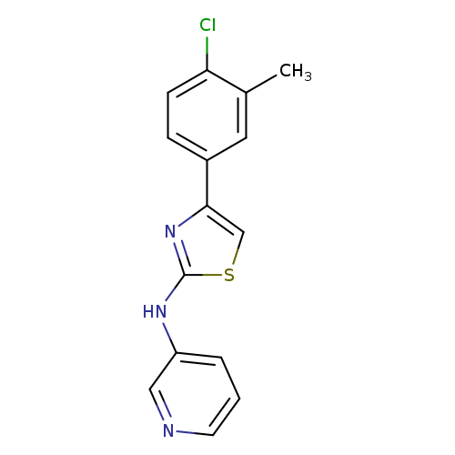 N-[4-(4-chloro-3-methylphenyl)-1,3-thiazol-2-yl]pyridin-3-amine