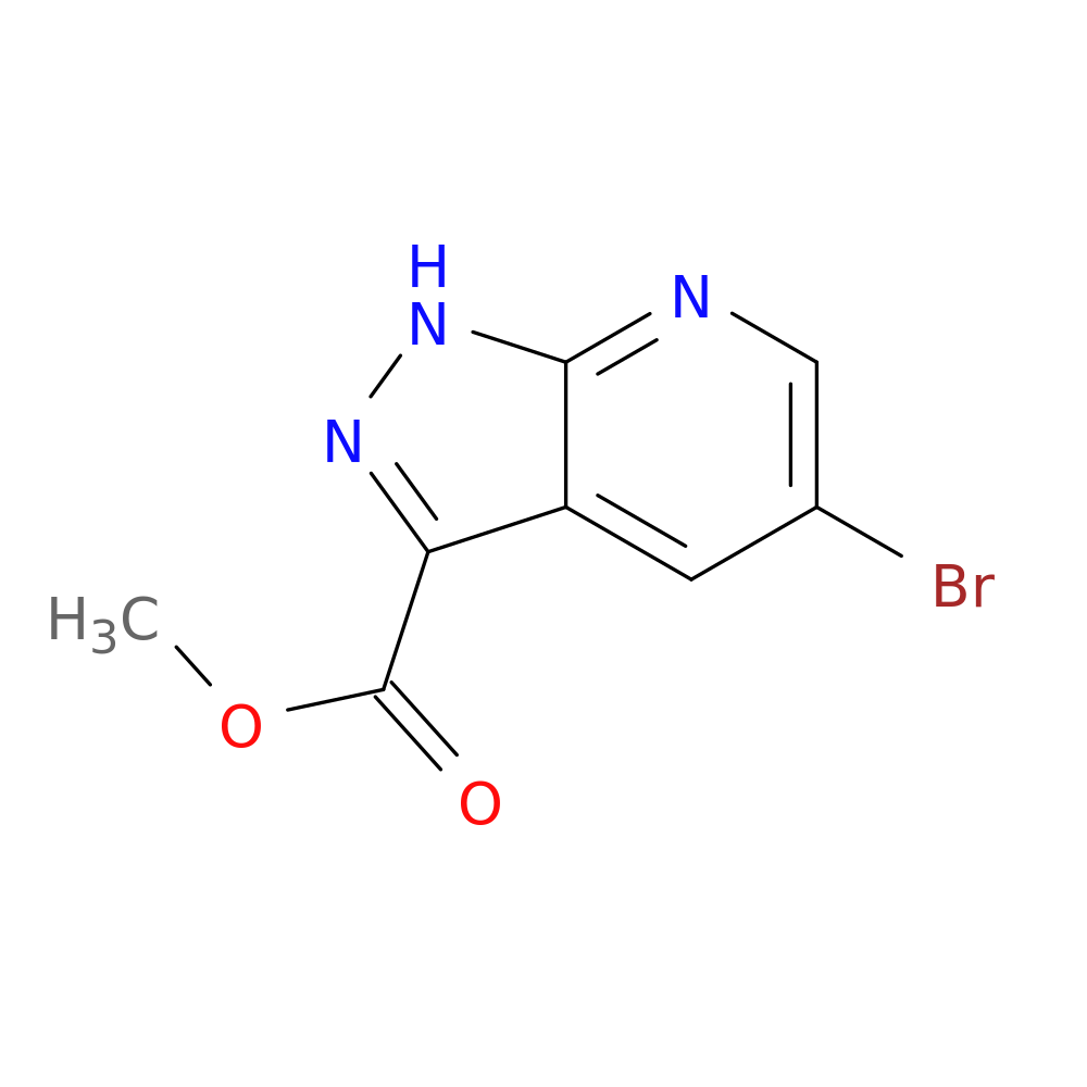 Methyl 5-bromo-1H-pyrazolo[3，4-b]pyridine-3-carboxylate