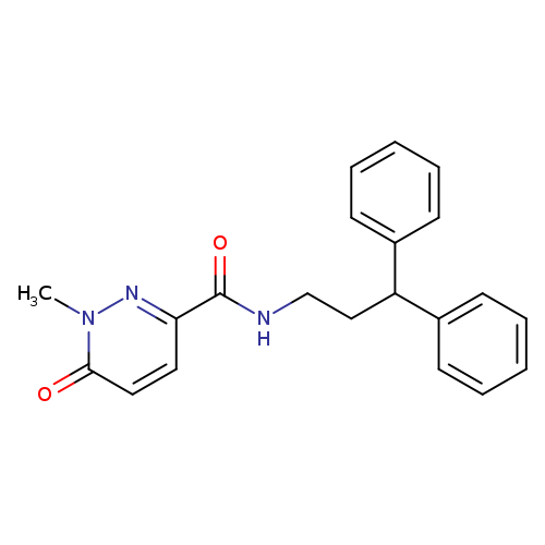 N-(3,3-diphenylpropyl)-1-methyl-6-oxo-1,6-dihydropyridazine-3-carboxamide