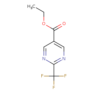 5-Pyrimidinecarboxylic acid, 2-(trifluoromethyl)-, ethyl ester