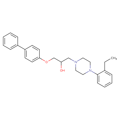 1-{[1,1'-biphenyl]-4-yloxy}-3-[4-(2-ethylphenyl)piperazin-1-yl]propan-2-ol