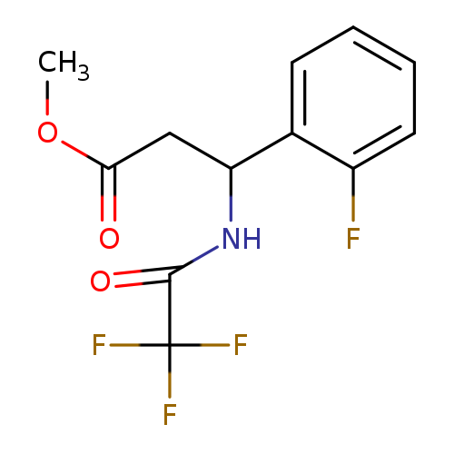 methyl 3-(2-fluorophenyl)-3-(2,2,2-trifluoroacetamido)propanoate