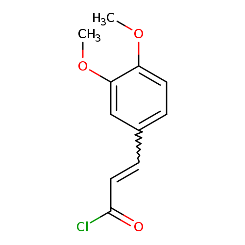 3-(3,4-dimethoxyphenyl)prop-2-enoyl chloride