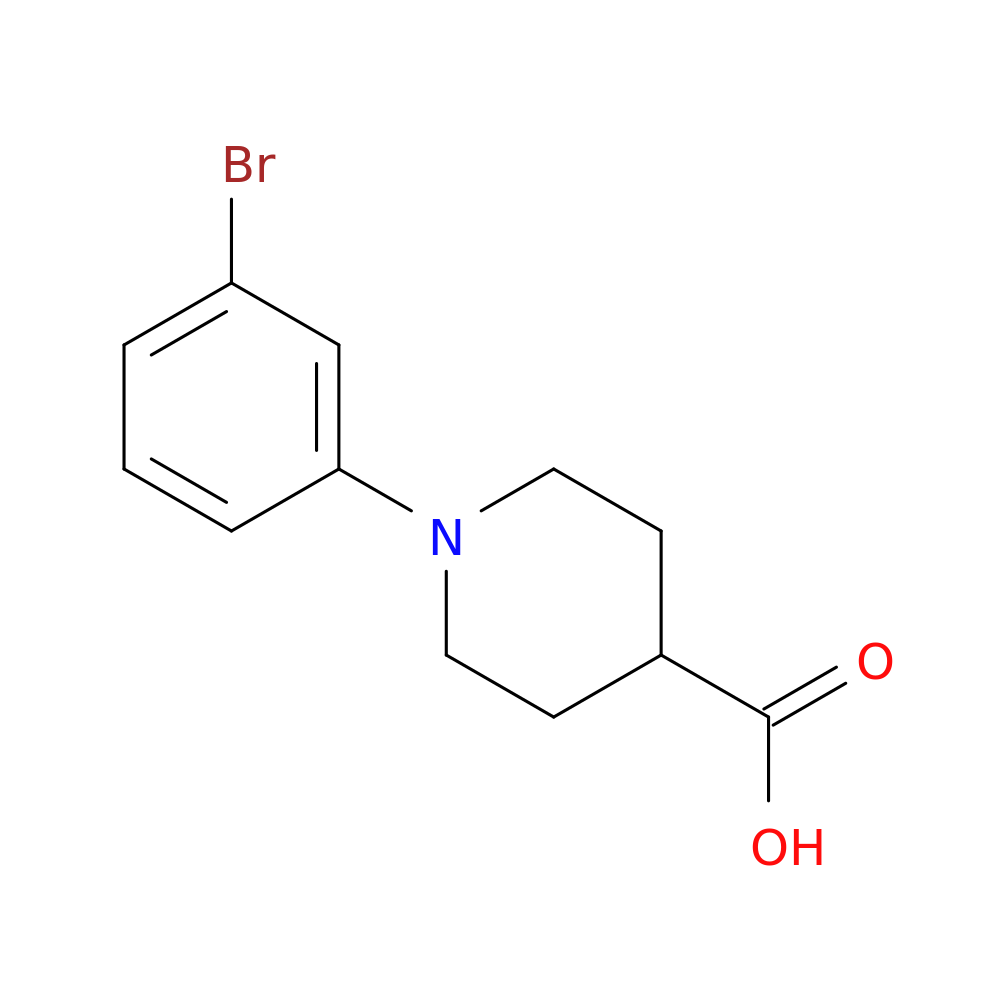 1-(3-Bromophenyl)piperidine-4-carboxylic acid