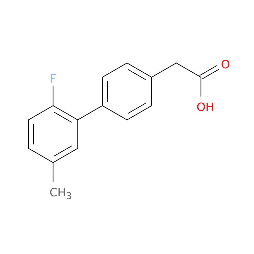 [4-(2-Fluoro-5-methylphenyl)phenyl]acetic acid