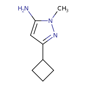 1H-Pyrazol-5-amine, 3-cyclobutyl-1-methyl-