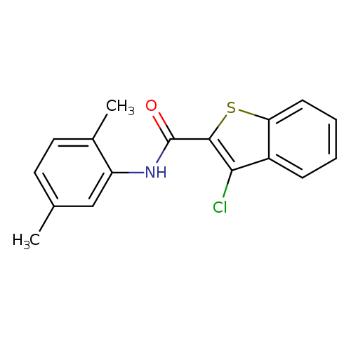 3-chloro-N-(2,5-dimethylphenyl)-1-benzothiophene-2-carboxamide