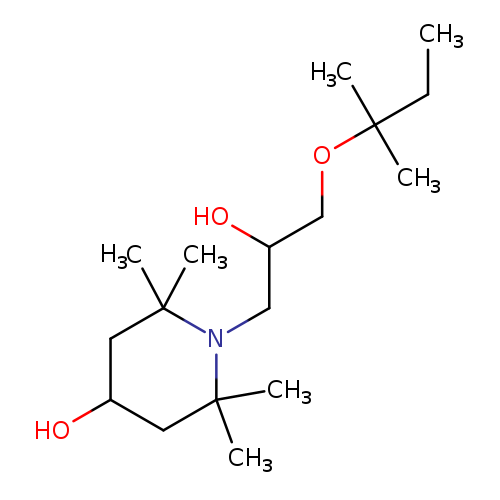 1-{2-hydroxy-3-[(2-methylbutan-2-yl)oxy]propyl}-2,2,6,6-tetramethylpiperidin-4-ol