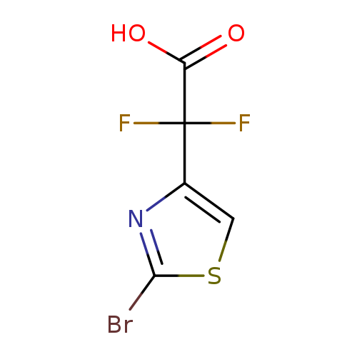 2-(2-bromo-1,3-thiazol-4-yl)-2,2-difluoroaceticacid