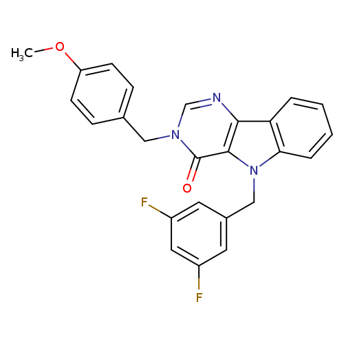 5-[(3,5-difluorophenyl)methyl]-3-[(4-methoxyphenyl)methyl]-3H,4H,5H-pyrimido[5,4-b]indol-4-one