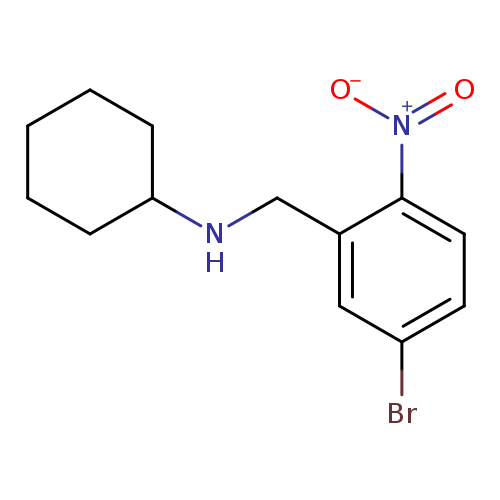 N-[(5-Bromo-2-nitrophenyl)methyl]cyclohexanamine