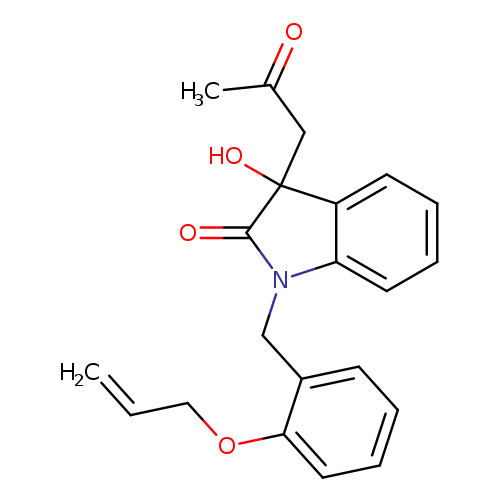 3-hydroxy-3-(2-oxopropyl)-1-{[2-(prop-2-en-1-yloxy)phenyl]methyl}-2,3-dihydro-1H-indol-2-one