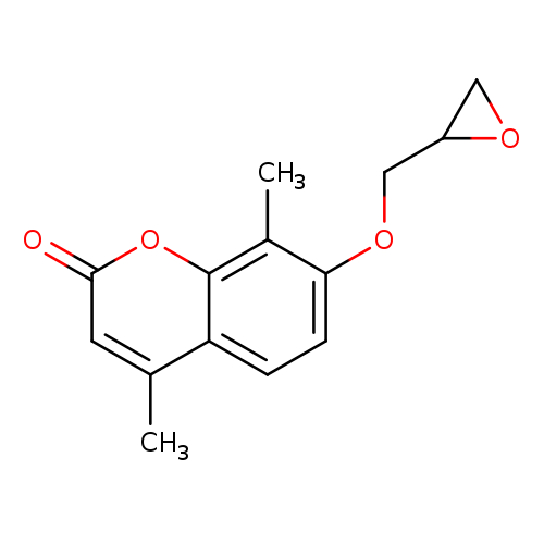 4,8-Dimethyl-7-(oxiran-2-ylmethoxy)-2h-chromen-2-one