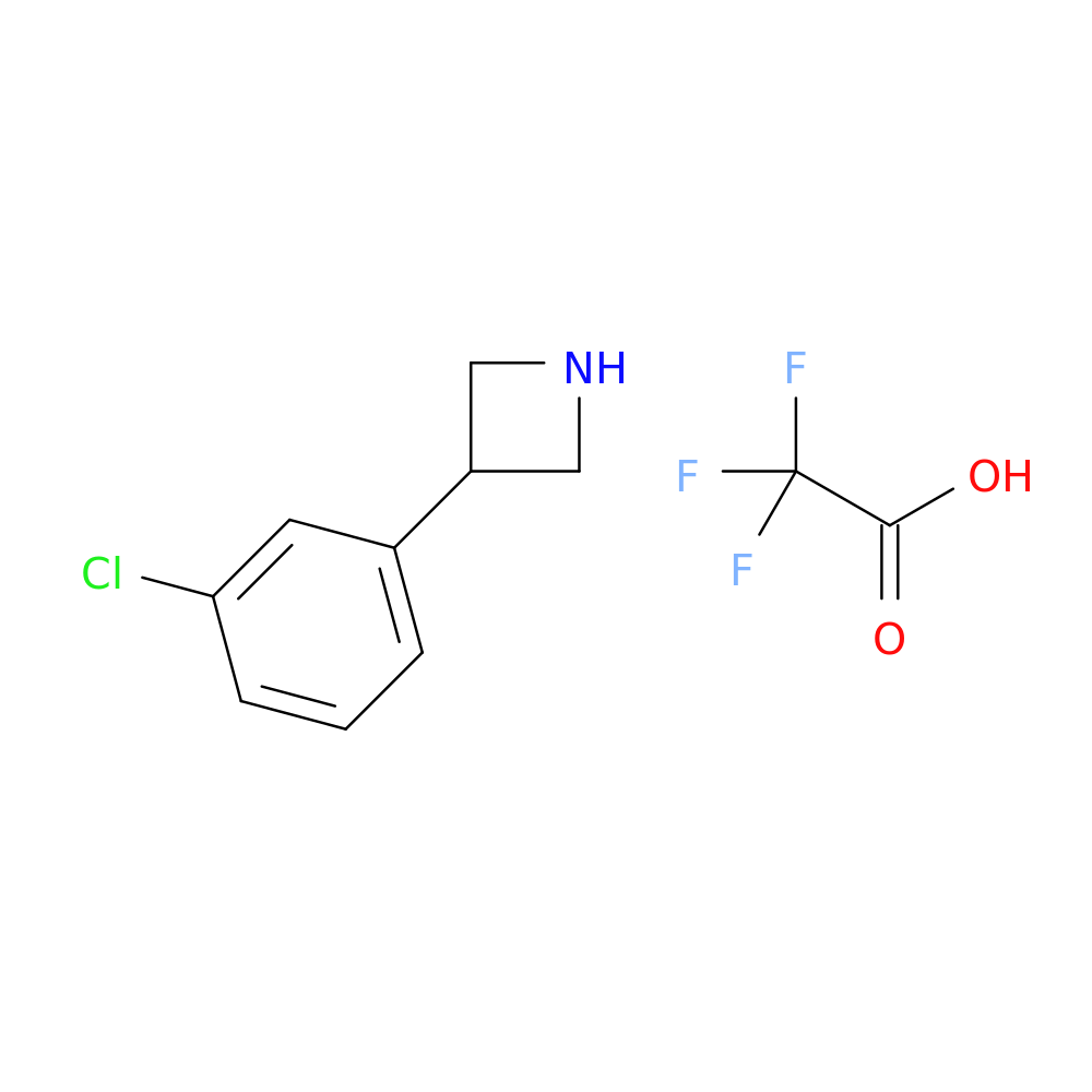 3-(3-chlorophenyl)azetidine; trifluoroacetic acid