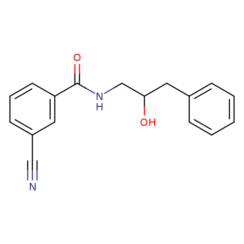 3-cyano-N-(2-hydroxy-3-phenylpropyl)benzamide