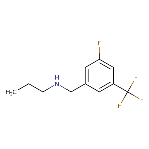 {[3-Fluoro-5-(trifluoromethyl)phenyl]methyl}(propyl)amine
