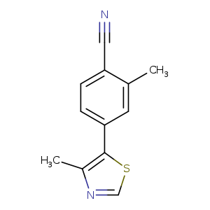 2-Methyl-4-(4-methylthiazol-5-yl)benzonitrile