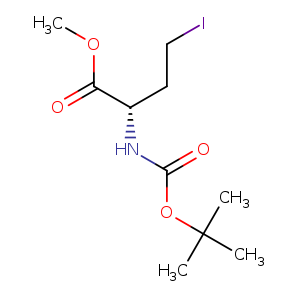 Butanoic acid, 2-[[(1,1-dimethylethoxy)carbonyl]amino]-4-iodo-, methyl ester, (2S)-