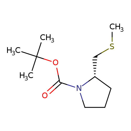 (S)-tert-butyl 2-((methylthio)methyl)pyrrolidine-1-carboxylate