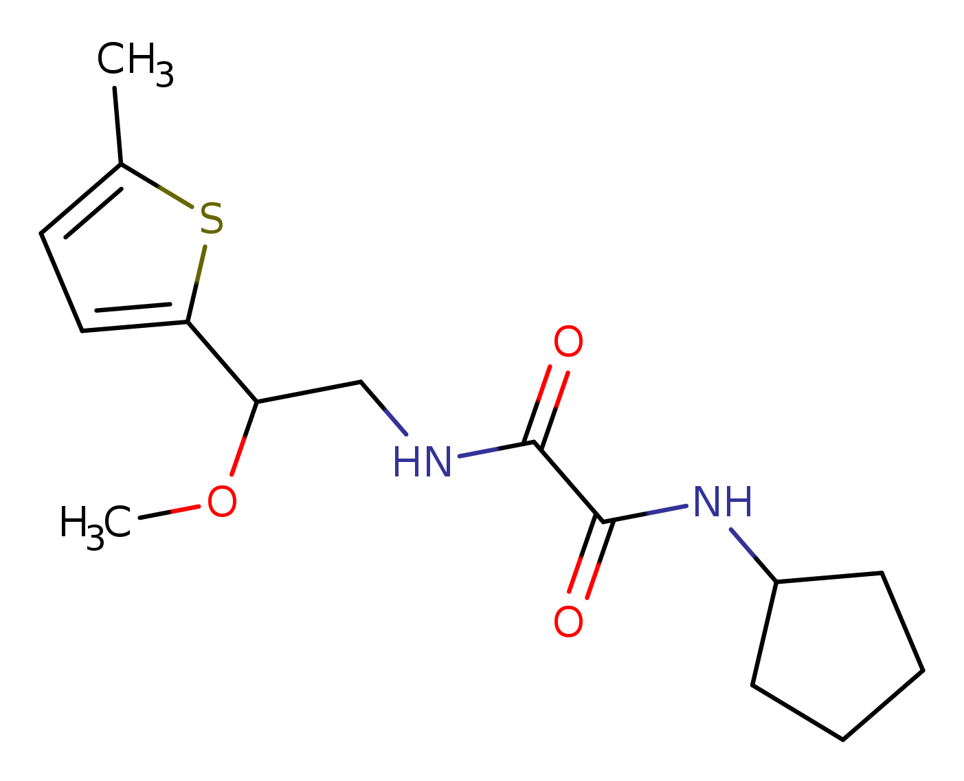 N'-cyclopentyl-N-[2-methoxy-2-(5-methylthiophen-2-yl)ethyl]ethanediamide