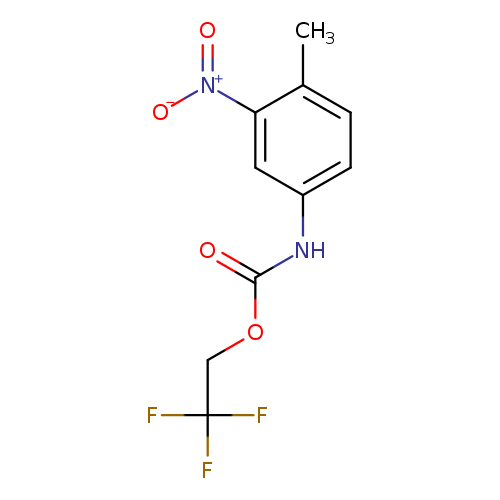 2,2,2-trifluoroethyl N-(4-methyl-3-nitrophenyl)carbamate