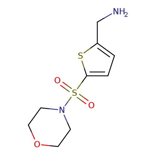 [5-(morpholine-4-sulfonyl)thiophen-2-yl]methanamine